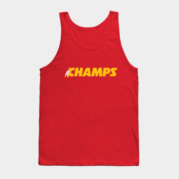 KC Champs - Red Tank Top by KFig21